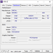 Dell Latitude 7400 2-en-1 - CPU-Z : carte-mère.