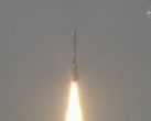 Le véhicule de lancement de NISAR décolle du Centre spatial Satish Dhawan (Image source : ISRO)