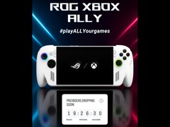 Teaser de précommande du ROG Xbox Ally avec compte à rebours. (Source de l&#039;image : Asus ROG Singapore sur Facebook)