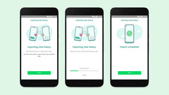 WhatApp permet désormais de transférer l&#039;historique des chats d&#039;iOS vers un appareil Samsung Android. (Image Source : WhatsApp)