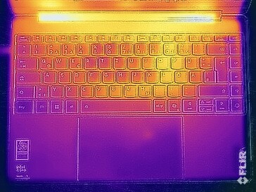 Test de résistance aux températures de surface (en haut)