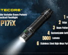 Le Nitecore P17iX offre les mêmes caractéristiques que le P27iX, mais avec une tête plus petite