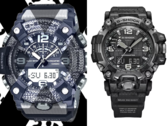 La Casio G-Shock Mudmaster GG-B100X (à gauche) et la G-Shock GWG-2000 (à droite), plus haut de gamme, devraient partager un bon nombre de caractéristiques. (Source de l'image : @geesgshock sur Instagram / Casio)