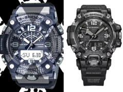La Casio G-Shock Mudmaster GG-B100X (à gauche) et la G-Shock GWG-2000 (à droite), plus haut de gamme, devraient partager un bon nombre de caractéristiques. (Source de l'image : @geesgshock sur Instagram / Casio)