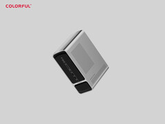 Le SMATR 900 coloré est un autre mini PC Strix Halo. Photo : le PC compact. (Source de l'image : PC Watch)