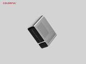 Le SMATR 900 coloré est un autre mini PC Strix Halo. Photo : le PC compact. (Source de l'image : PC Watch)