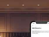 La lampe à DEL de Crestron peut faire varier l'intensité de vos lumières intérieures en fonction de votre rythme circadien. (Image source : Crestron)