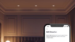 La lampe à DEL de Crestron peut faire varier l&#039;intensité de vos lumières intérieures en fonction de votre rythme circadien. (Image source : Crestron)