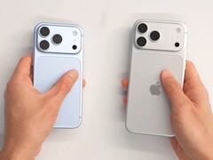 L'iPhone 18 Pro d'Apple (à gauche) et l'iPhone 18 Pro Max (à droite) pèsent respectivement 211 g et 249 g.
