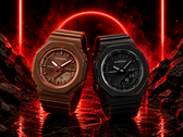 La Casio G-Shock GMA-P2110B-1A et la G-Shock GMA-P2110B-5A (de droite à gauche)