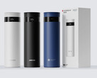 La bouteille d'eau intelligente est disponible en trois couleurs. (Image source : Huawei)