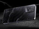 Le Lava Yuva 2 5G est disponible en noir marbré (Image source : Lava)