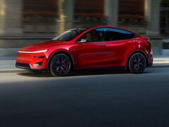 La nouvelle Model Y Performance en couleur Ultra Red (Image source : Tesla)