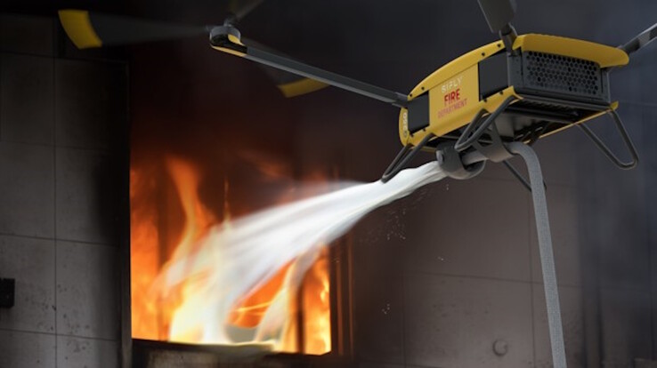 Le Q250 peut être utilisé pour la lutte contre les incendies (Image source : SiFly)