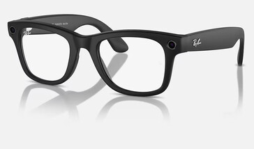 Ray-Ban Meta Wayfarer en noir avec des verres transparents (Image : Ray-Ban).