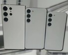Des unités factices présumées des Samsung Galaxy S23 Ultra, S23+ et S23 ont été partagées en ligne. (Image source : /Leaks - édité)