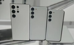 Des unités factices présumées des Samsung Galaxy S23 Ultra, S23+ et S23 ont été partagées en ligne. (Image source : /Leaks - édité)