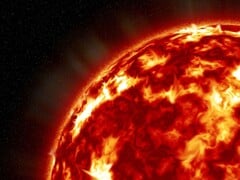 Illustration d'artiste montrant le Soleil dans notre système solaire. (Source de l'image : josephwoodall2 - Pixabay)