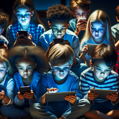Le gouverneur de Floride, M. DeSantis, protège les jeunes enfants des médias sociaux addictifs et nocifs grâce à une nouvelle loi. (Source : image AI Dall-E 3)