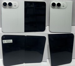 Une fuite montrant un modèle de l'iPhone Ultra en version blanche.