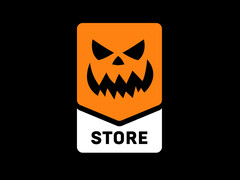 Pour célébrer Halloween 2025, la boutique Epic Games propose cette semaine deux jeux sur le thème de l'horreur à prix réduit, logo à l'appui. (Source de l'image : Epic Games Store)