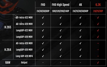 Le Fujifilm X-S20 dispose d'une variété de modes d'enregistrement vidéo polyvalents qui s'adressent à tous les utilisateurs, des professionnels qui souhaitent obtenir des nuances de couleurs aux mamans qui veulent simplement filmer leurs enfants pendant les vacances. (Source de l'image : Fujifilm)