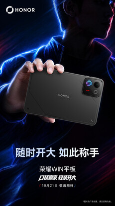 La Win Tablet en finition noire.
