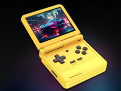 Le Powkiddy V90S est le dernier né d&#039;une longue série d&#039;ordinateurs de poche à clapet. (Source de l&#039;image : Powkiddy - édité)