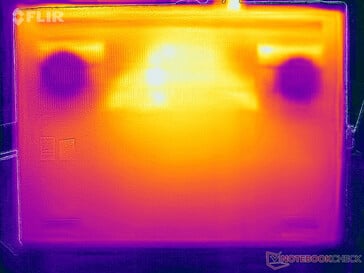 Essai de résistance aux températures de surface (face inférieure)