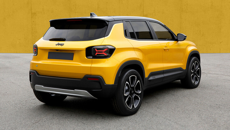 L'arrière du SUV électrique de la Jeep. (Image source : Stellantis)