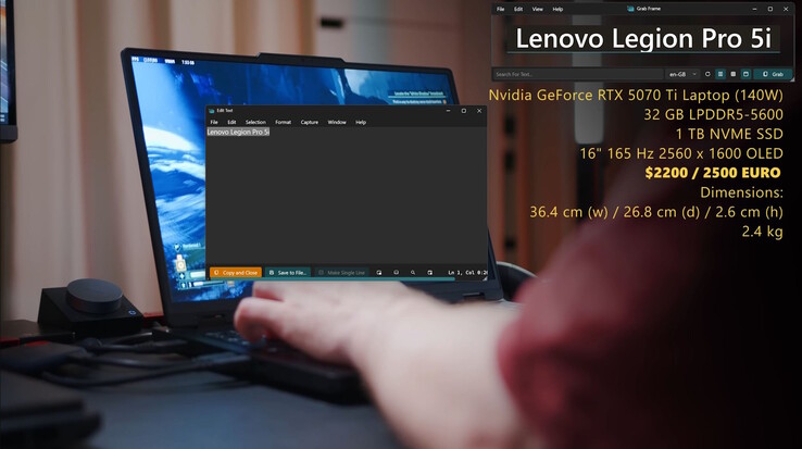 Extraire du texte d'une vidéo ? Ce n'est plus un problème (source de l'image : capture d'écran Notebookcheck sur YouTube)