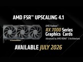 Une capture d'écran de l'annonce de la FSR 4.1 INT8 d'AMD pour les GPU de la série RX 7000
