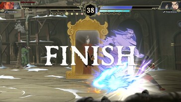 Photo : une capture d'écran du jeu « Avatar Legends : The Fighting Game ».