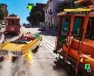 Visuel promotionnel pour Crazy Taxi : World Tour.