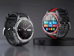 La smartwatch ESTG M16 est répertoriée comme ayant des moniteurs de pression sanguine, de niveau d&#039;oxygène dans le sang et de fréquence cardiaque. (Image source : ESTG via AliExpress)