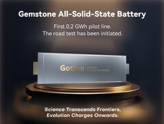 La batterie à l'état solide Gemstone entre en phase d'essai de production avec une capacité de 200 MWh. (Source de l'image : Gotion)