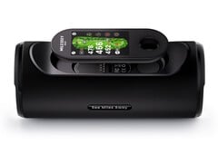Le Mileseey GeneSonic Pro combine un navigateur GPS de parcours de golf avec un haut-parleur magnétique amovible de 40W. (Source de l'image : Mileseey)