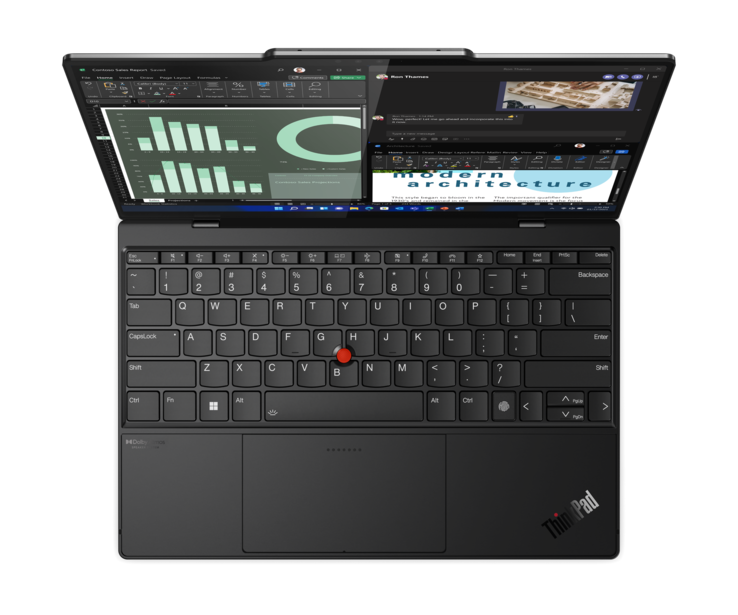 Lenovo ThinkPad Z13 G1 : zone du clavier