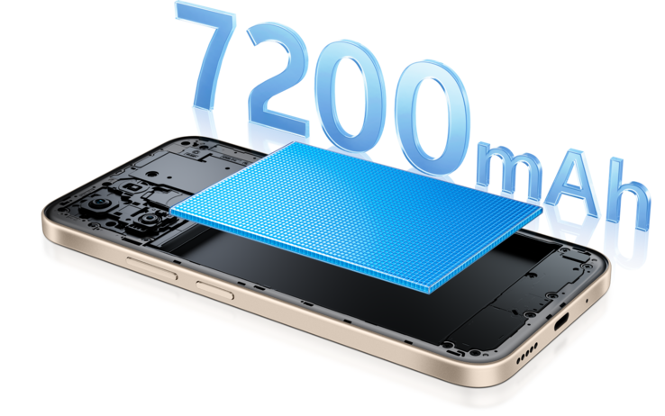 Le Vivo T5 4G est doté d'une batterie de 7 200 mAh