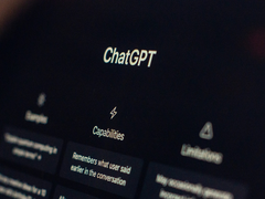 Écran d'accueil de ChatGPT