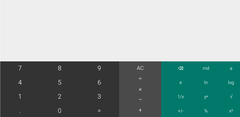 Une partie de l'interface utilisateur de la nouvelle calculatrice. (Source : Google)