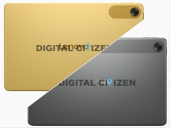 Ce qui semble être la Lenovo Idea Tab Malibu Plus/Pro en jaune citron (ci-dessus) et l'Idea Tab Malibu en gris graphite (ci-dessous).