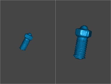 scans 3D de la buse cassée