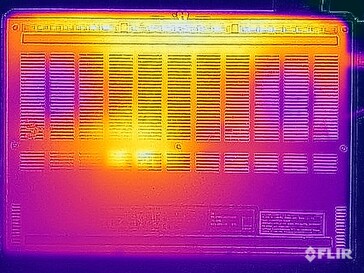 Test de résistance aux températures de surface (en bas)