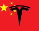 Tesla pourrait bientôt utiliser les données des conducteurs chinois pour développer des logiciels de conduite autonome utilisés dans le monde entier. (Image via Wikimedia Commons avec modifications)