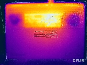 Essai de résistance aux températures de surface (face inférieure)