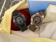 Les nouvelles montres BGA-1100DC-1A (à gauche) et BGA-1100DC-5A (à droite) de Casio ont été lancées au Japon. (Source de l&#039;image : Casio)