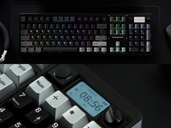 Le Chilkey ND104 (photo) comporte un écran de calculateur intégré au-dessus du pavé numérique. (Source de l&#039;image : Chilkey - édité)