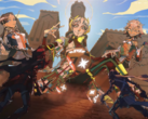 Dice Gambit est un jeu de stratégie RPG stylisé avec une touche d'humour. Sur la photo, l'une des illustrations de la couverture du jeu. (Source de l'image : GameTrailers sur YouTube/Dice Gambit) 