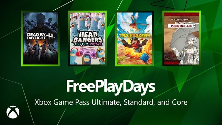 La liste des jeux disponibles pour les FreePlayDays. (Source de l'image : Xbox Wire)